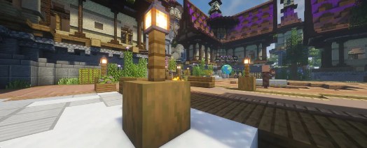 De lobby met lantaarns, waar iedere reiziger begint